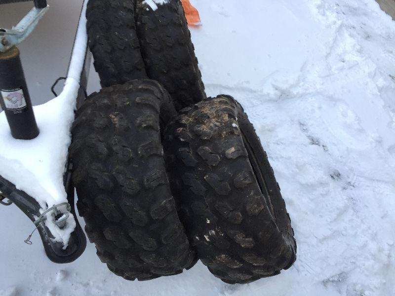 Set off 4 ATV tires in good shape $250