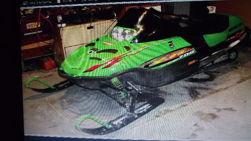 PARTING OUT 1999 ARCTIC CAT ZR 700