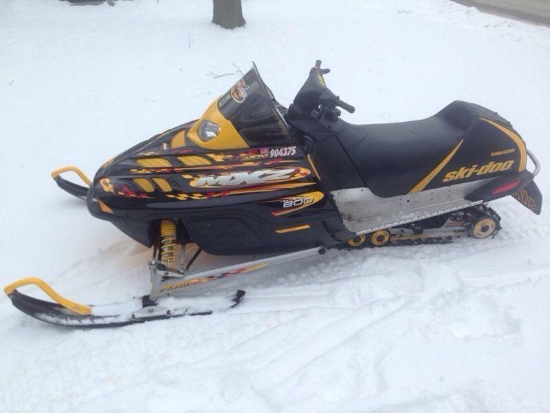 2002 Skidoo Mxz