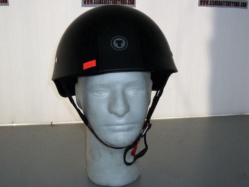 TORC Flat Black, Night Flame Design, Cruiser Helmet