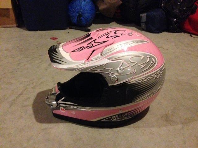 Pink Motorccle Helmet-New!