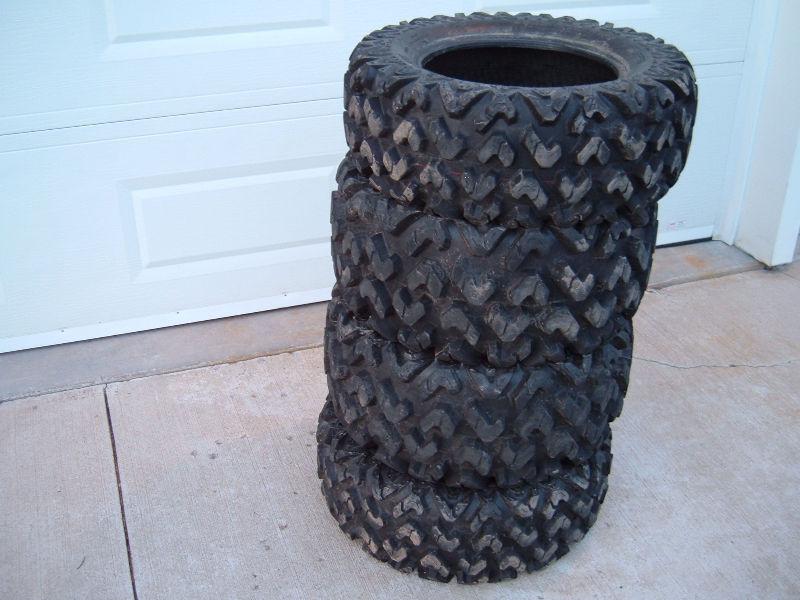 tires set 4 ripsaw mud atv side by side