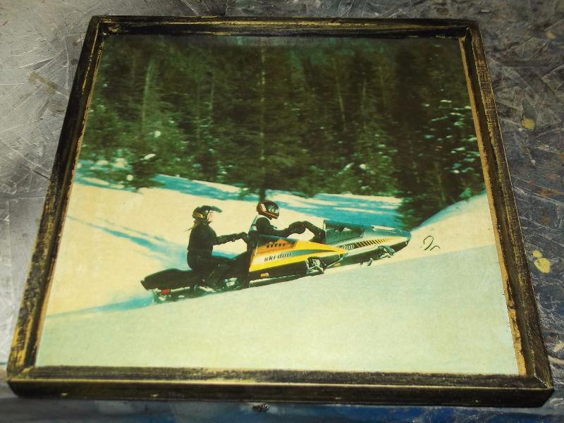 Vintage Ski-Doo pics, 10 diff. - mounted & ready to display