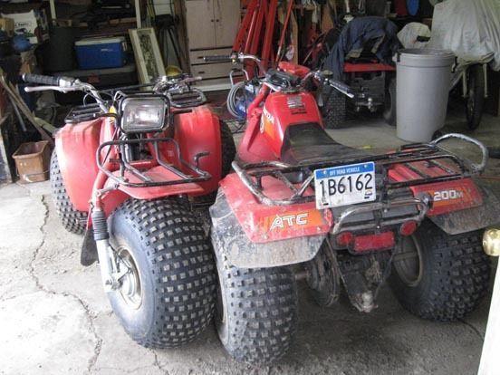 2 Honda 3 wheelers will sell separate or as a pair