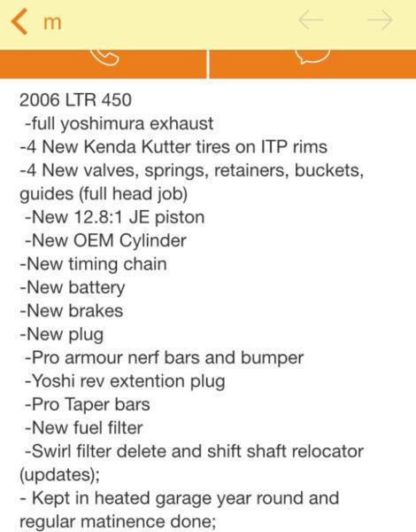 06 ltr 450 trade for newer car or lifted truck