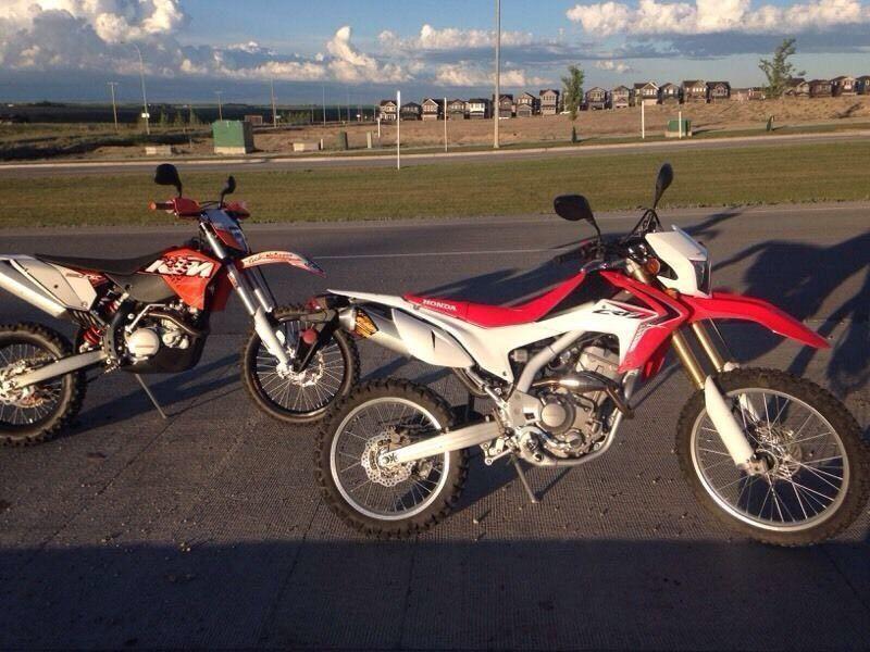 CRF250 street legal well taken care of
