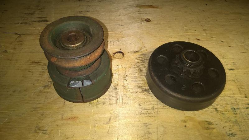 Centrifugal Clutch and V-Belt Pulley Clutch