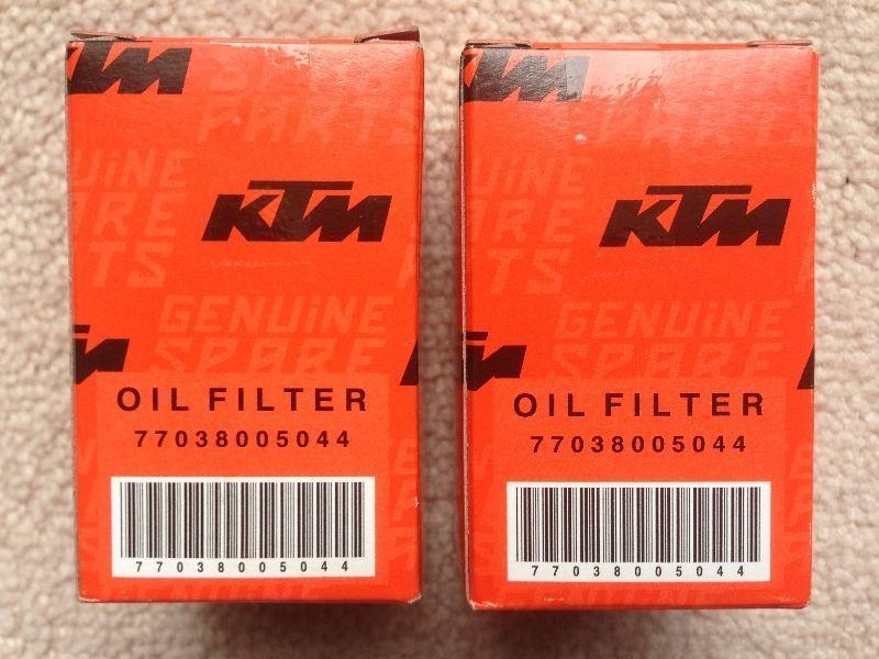 2 BRAND NEW 2005-2013 KTM HUSABERG OIL FILTERS FITS MANY BIKES