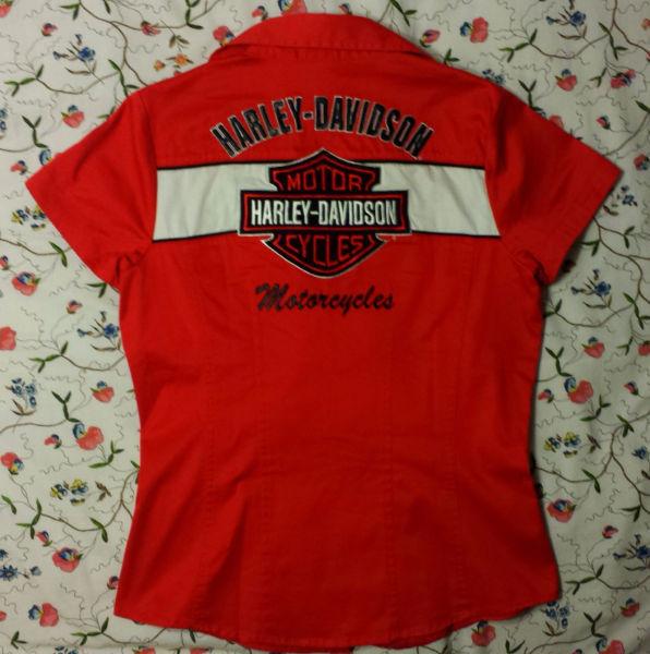 HARLEY-DAVIDSON, S/S Prestige stretch Woven shirt