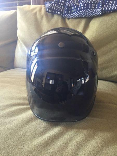TORC motorcycle helmet with bubble shield