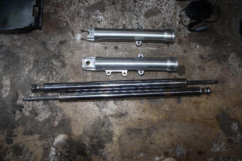 Fork tube & fork tube sliders with internals for Softail