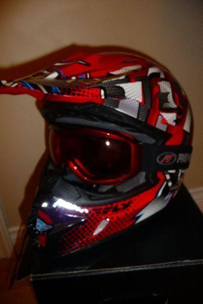 Helmet - Youth size XS with goggles