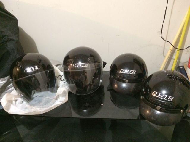 4 Motorcycle Helmets