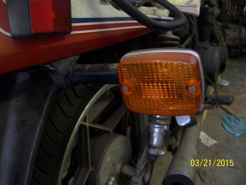 Suzuki GS400 signal lights rear indicators rear flashers