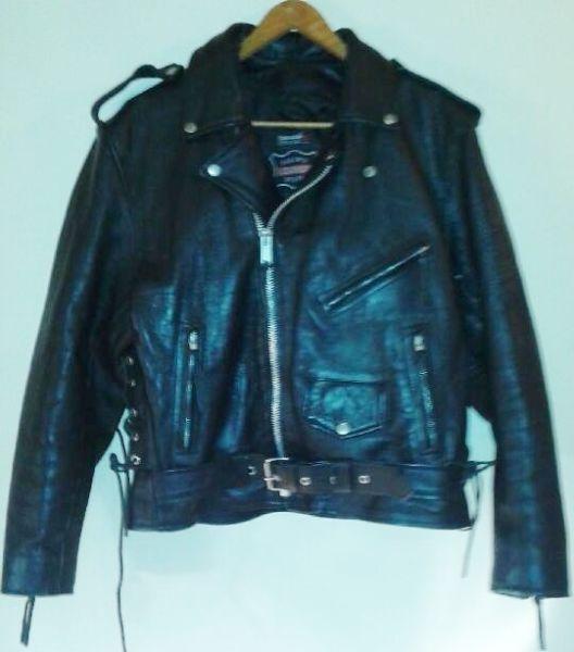 Men's Small Real Leather Jacket JUST LIKE NEW!!!
