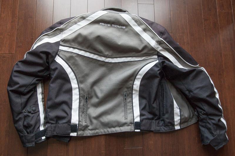 Manteau moto sport en cordura / mèche