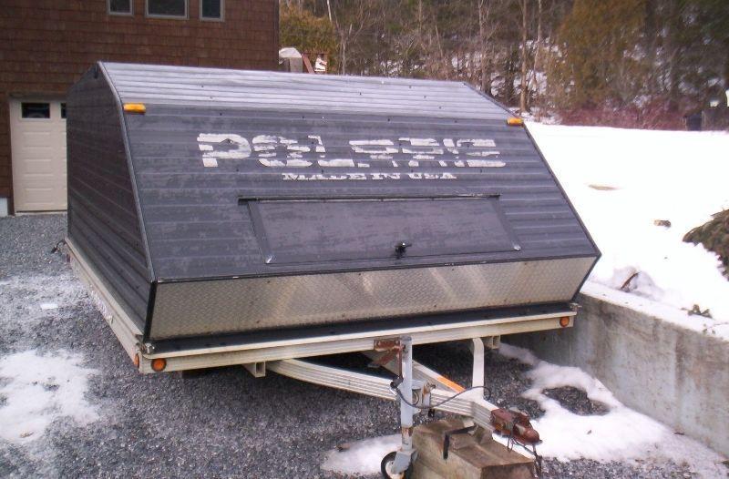 Aluminum covered trailer