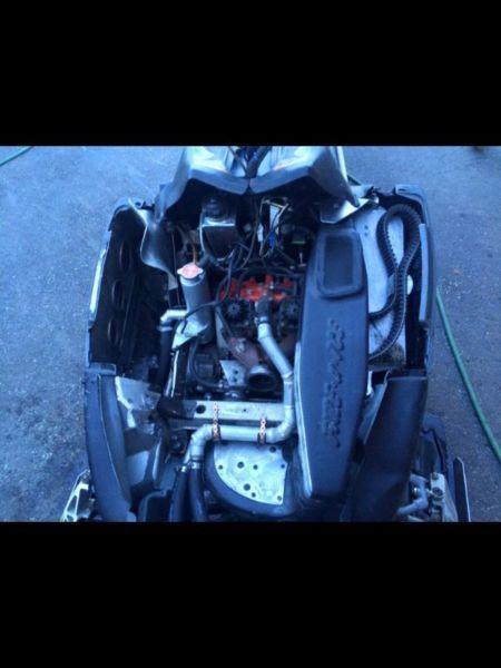 rmk 900 after market motor with almost full parts sled