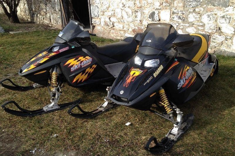 TWO SKI DOO PACKAGE DEAL WITH TRAILER $8000