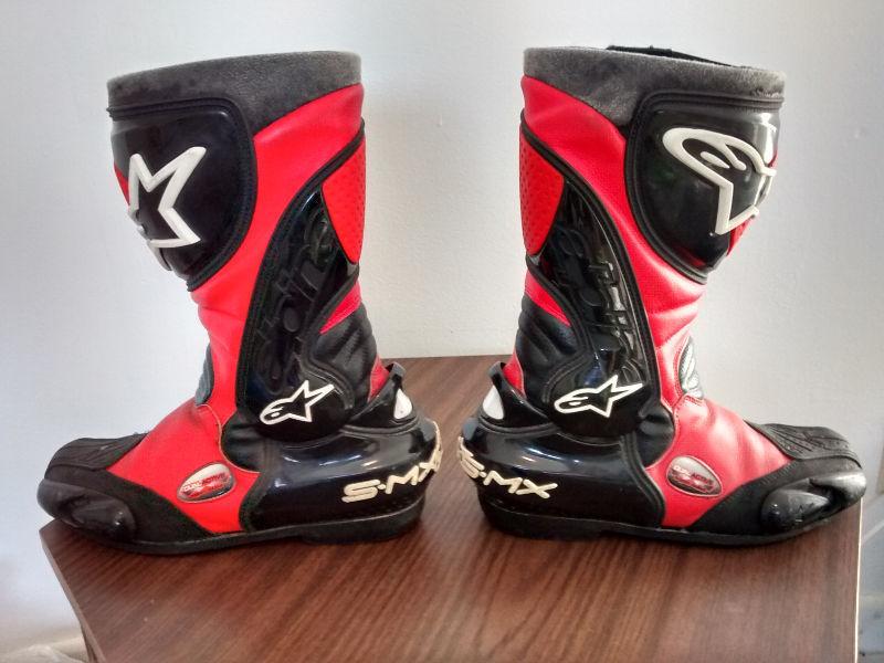 Alpinestars SMX boots size 9 / 43