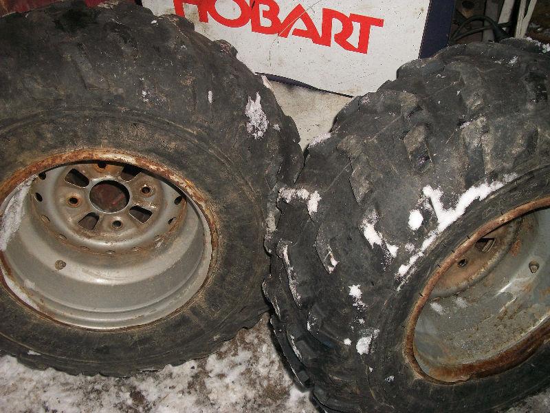 24inch tires on honda rims