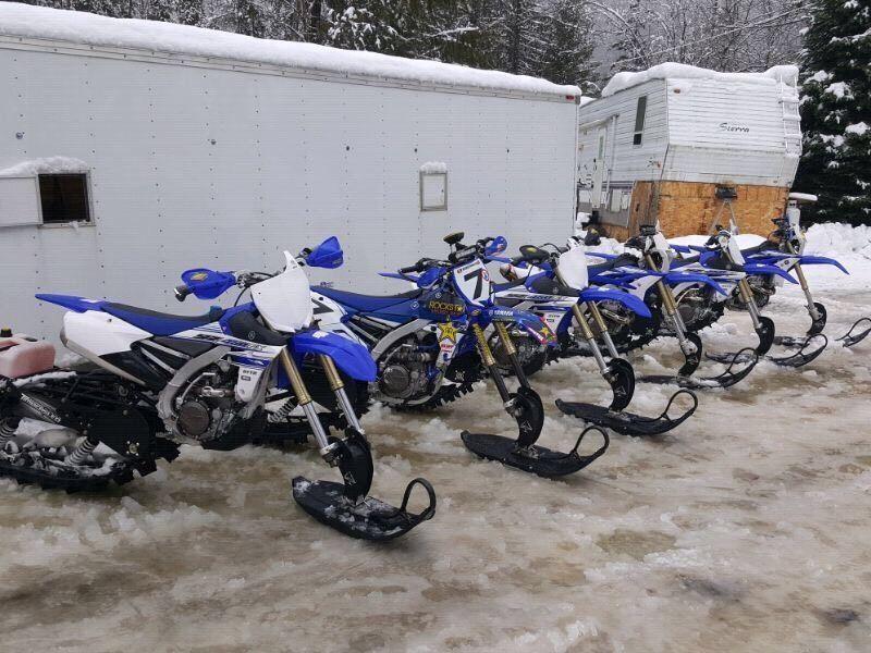 Spring riding is so fun. Rent a snowbike