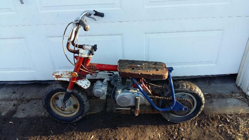 HONDA Z50 HARD TAIL PROJECT TRADE ONLY