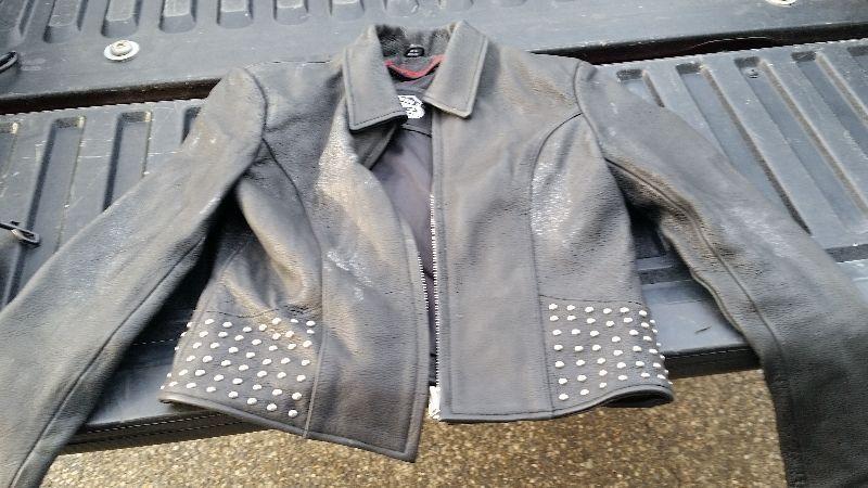 Womans Small Leather Jacket