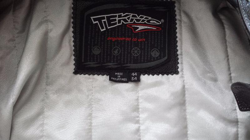 Black Teknic Leather Jacket