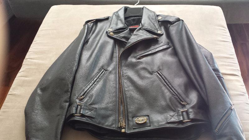 Black Yamaha Leather Jacket
