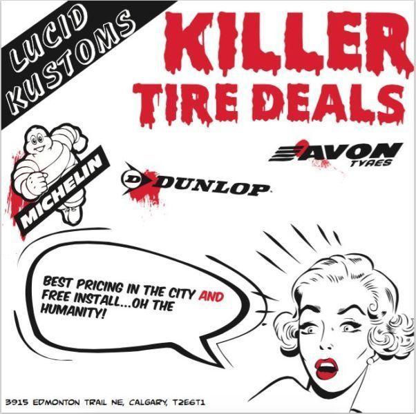 No need to wait for spring deals on tires. Be ready to ride