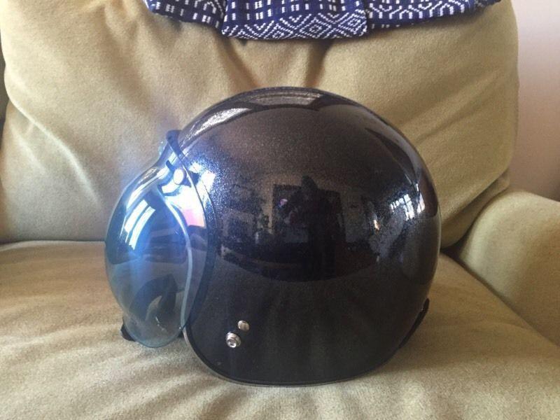 TORC motorcycle helmet with bubble shied
