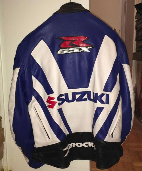 Joe Rocket Suzuki GSX-R Yoshimura Leather Motorcycle Jacket
