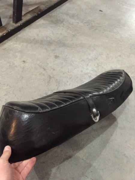 Old motorcycle seat