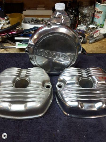 CX 500 Polished Valve and Clutch Covers!