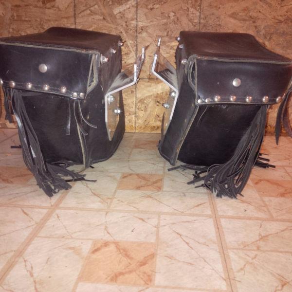 Harley-Davidson Leather Tassel Saddlebags