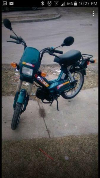 50cc two stroke two speed moped