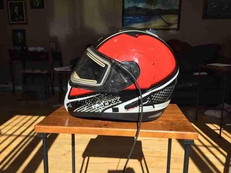 Snowmobile helmet