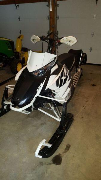 2013 Arctic Cat XF 800 High Country with many expensive spare pa