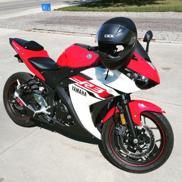 Yamaha R3 2015 with upgrades! Spring is fast approaching