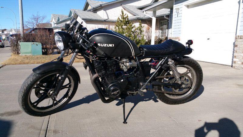 82 SUZUKI GS750 CAFE RACER **NEW PICTURES***