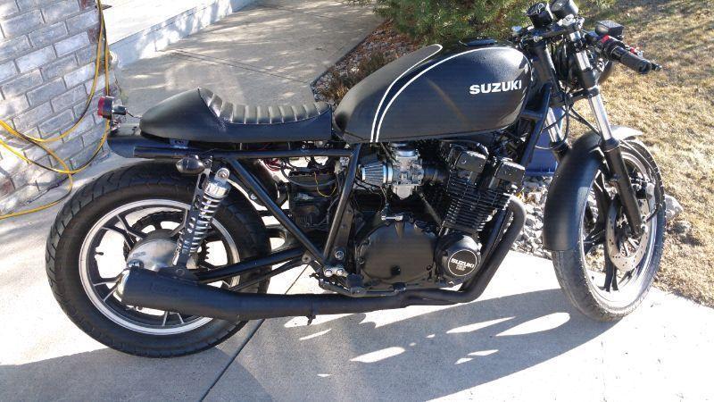 82 SUZUKI GS750 CAFE RACER **NEW PICTURES***