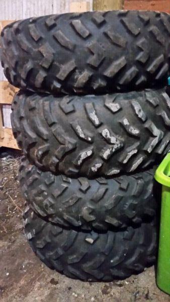 Honda atv stock tires