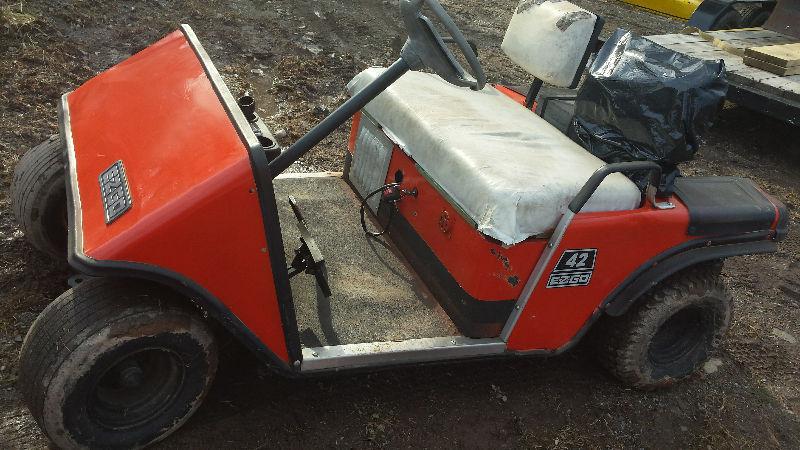 golf cart with a gio 110 cc atv engine