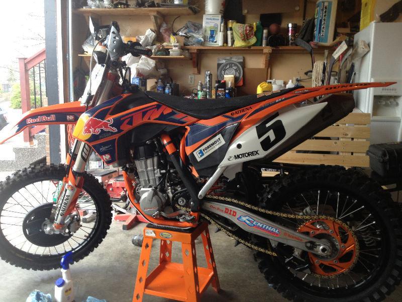 2013 KTM 450 SX-F Factory Dungey Edition with Timbersled Kit