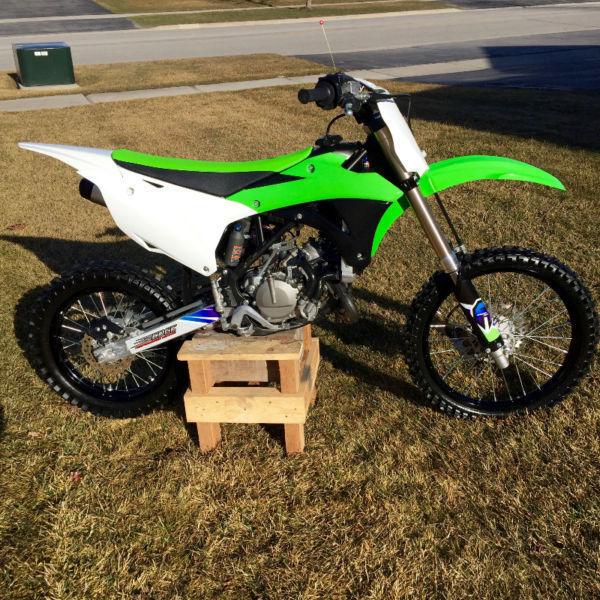 2014 Kawasaki KX100 Motocross Dirtbike ~Brand New ~ 1.1 hours!!!