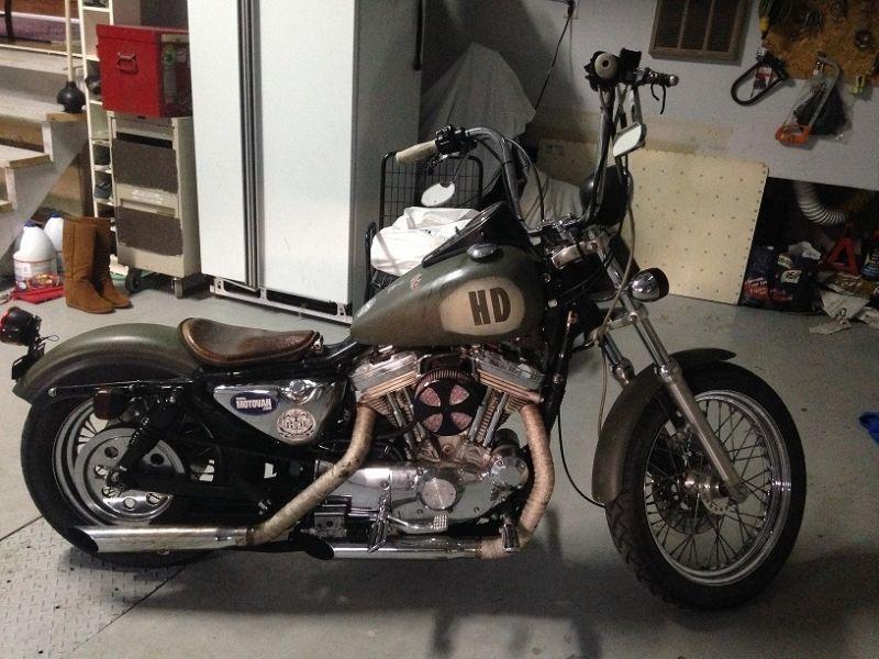 Harley Sportster Bobber style