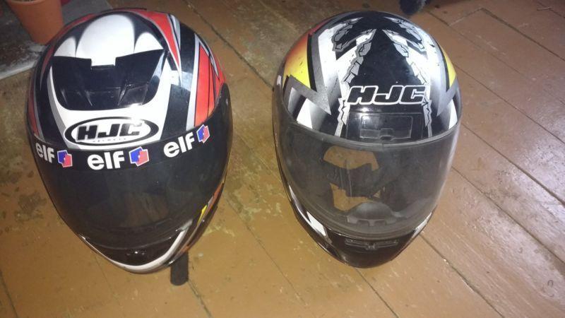 HJC race helmets