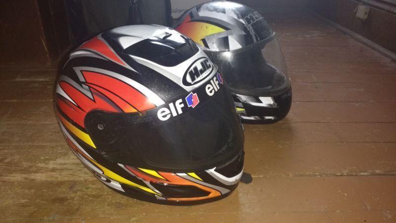 HJC race helmets