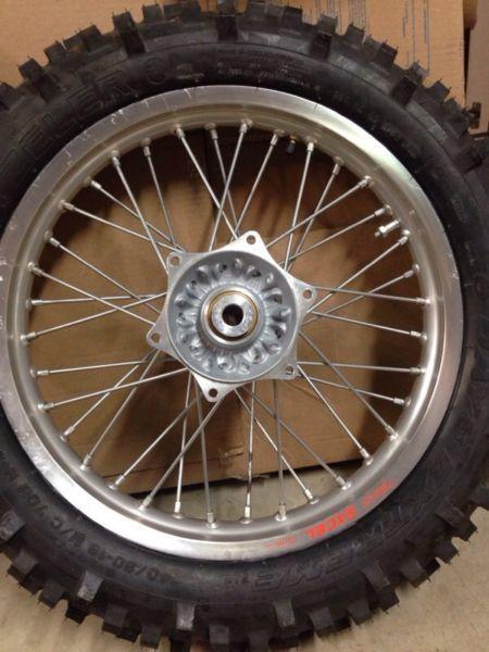 Excel dirtbike wheelset
